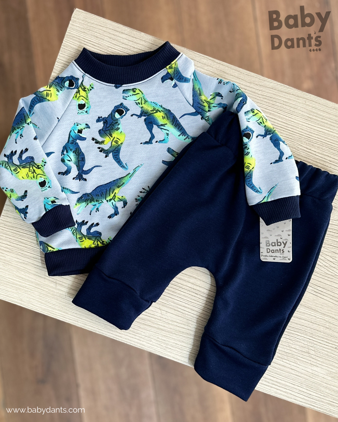 CONJUNTO NIÑO T-REX