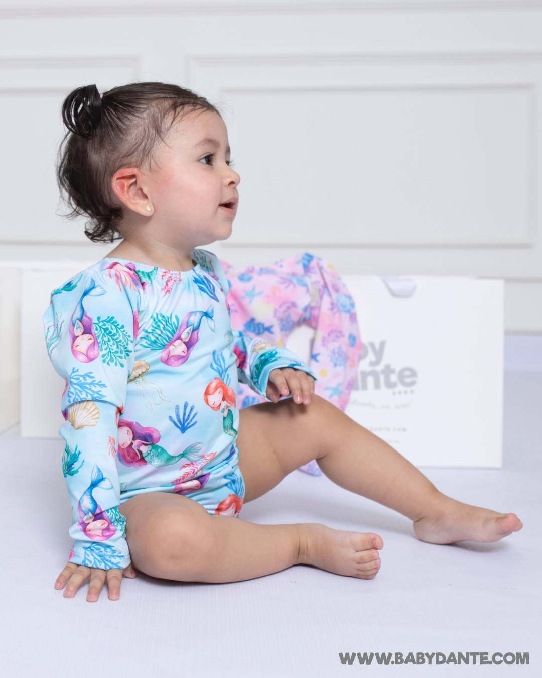 TRAJE DE BAÑO AZUL SIRENITA
