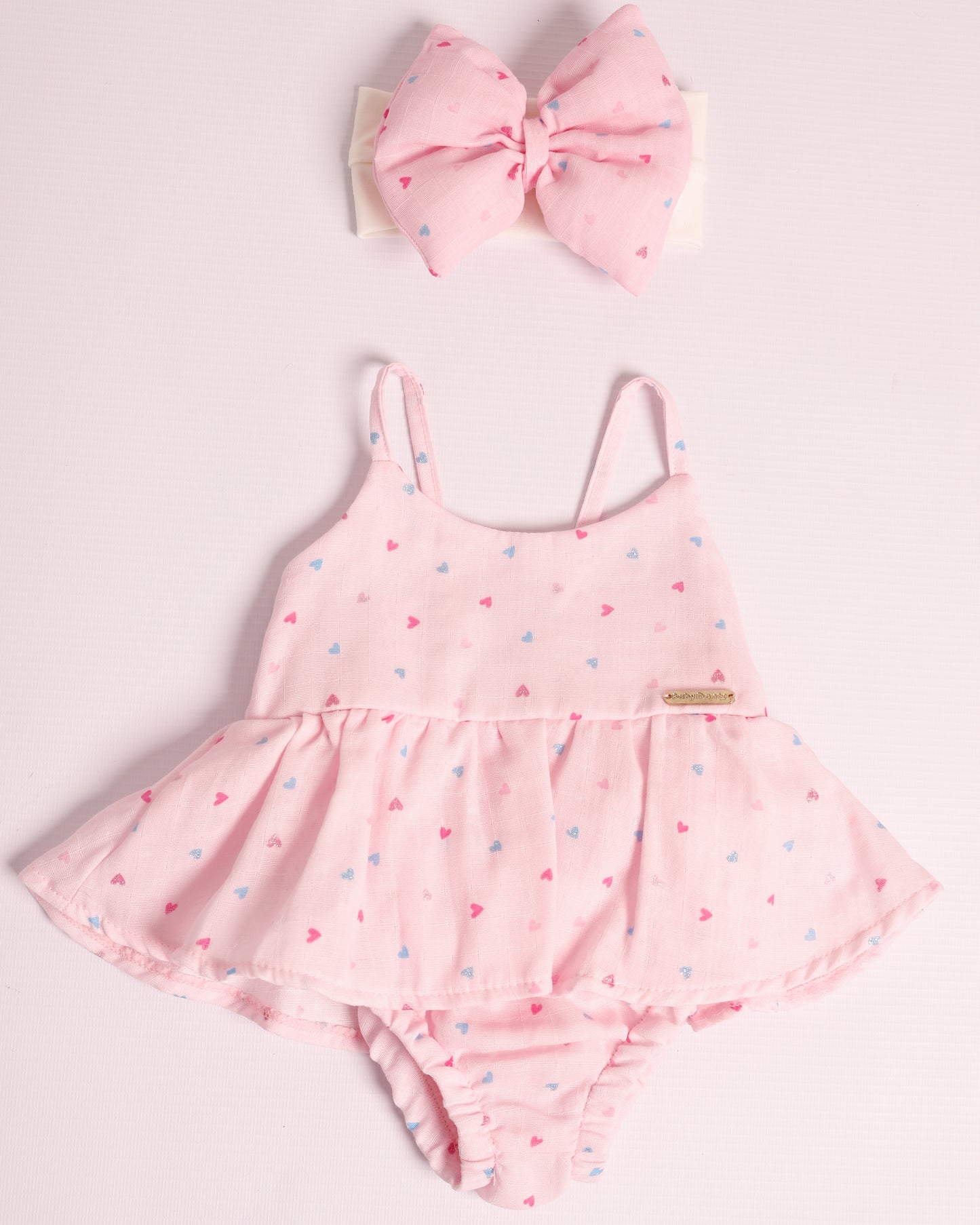 VESTIDO ISA ROSADO CORAZONES