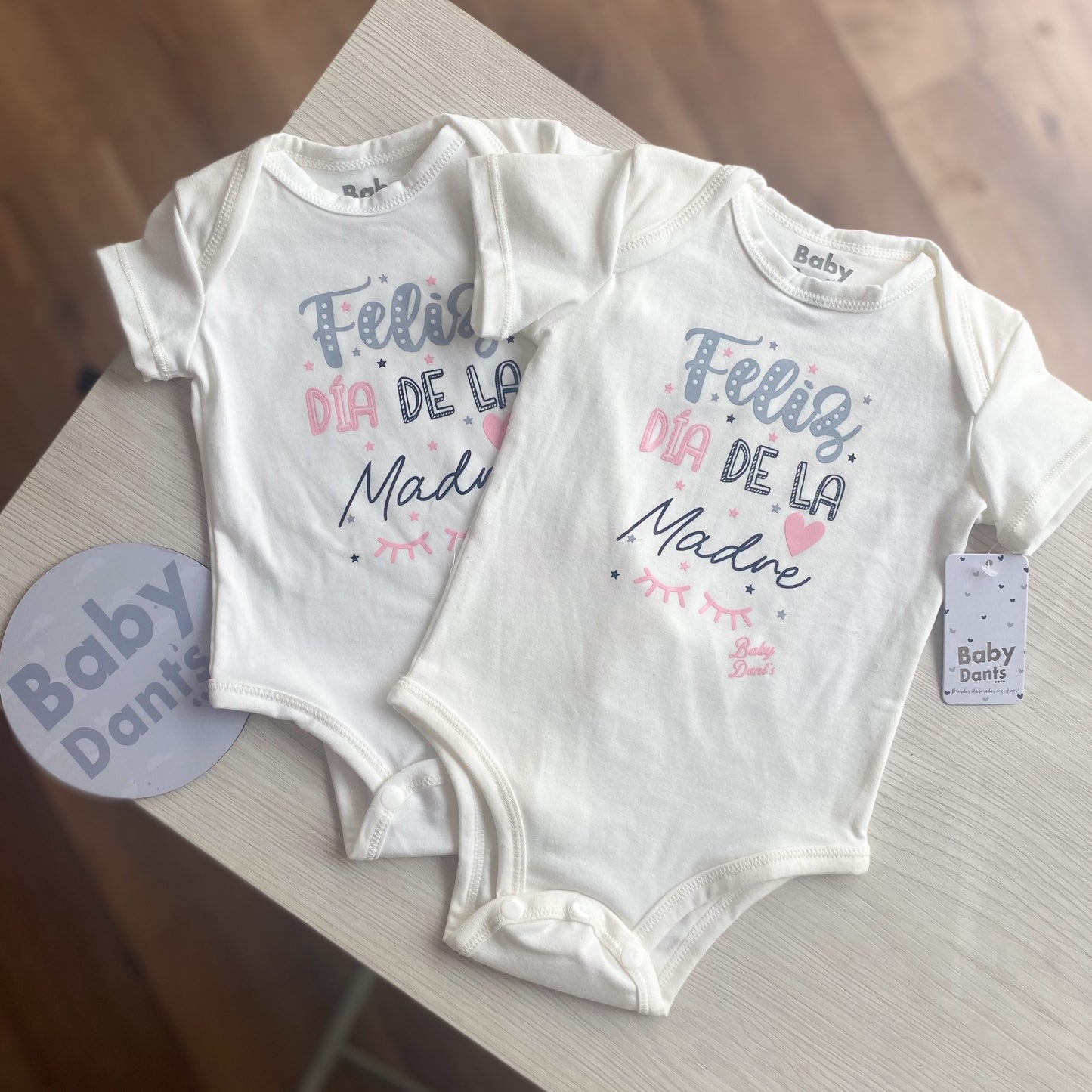 MAMELUCO BEIGE FELIZ DIA DE LA MADRE