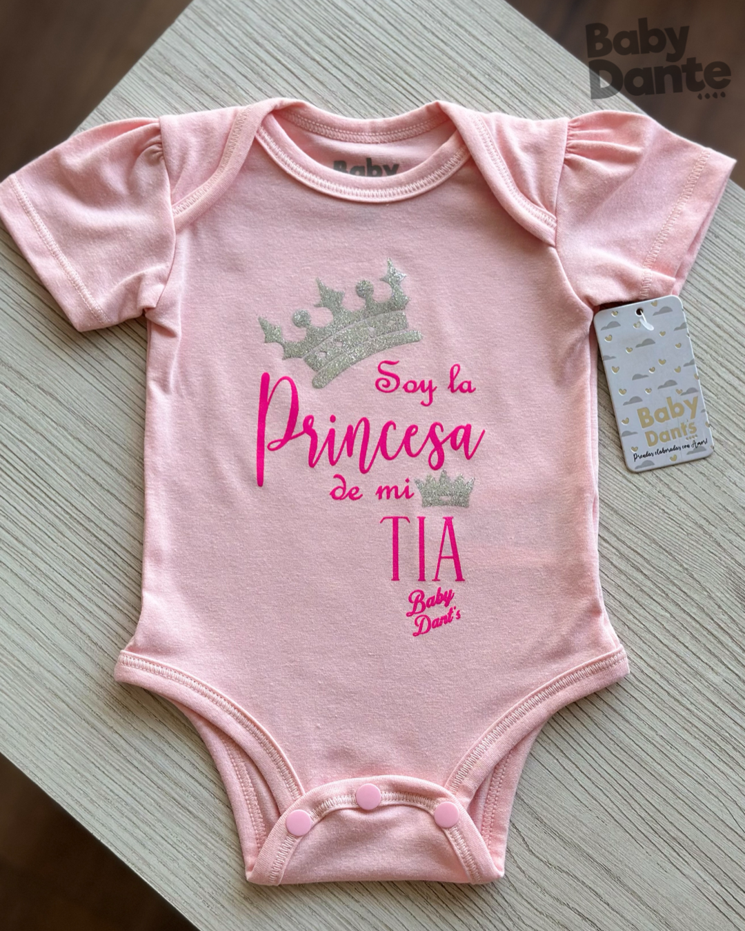 MAMELUCO SOY LA PRINCESA DE MI TIA