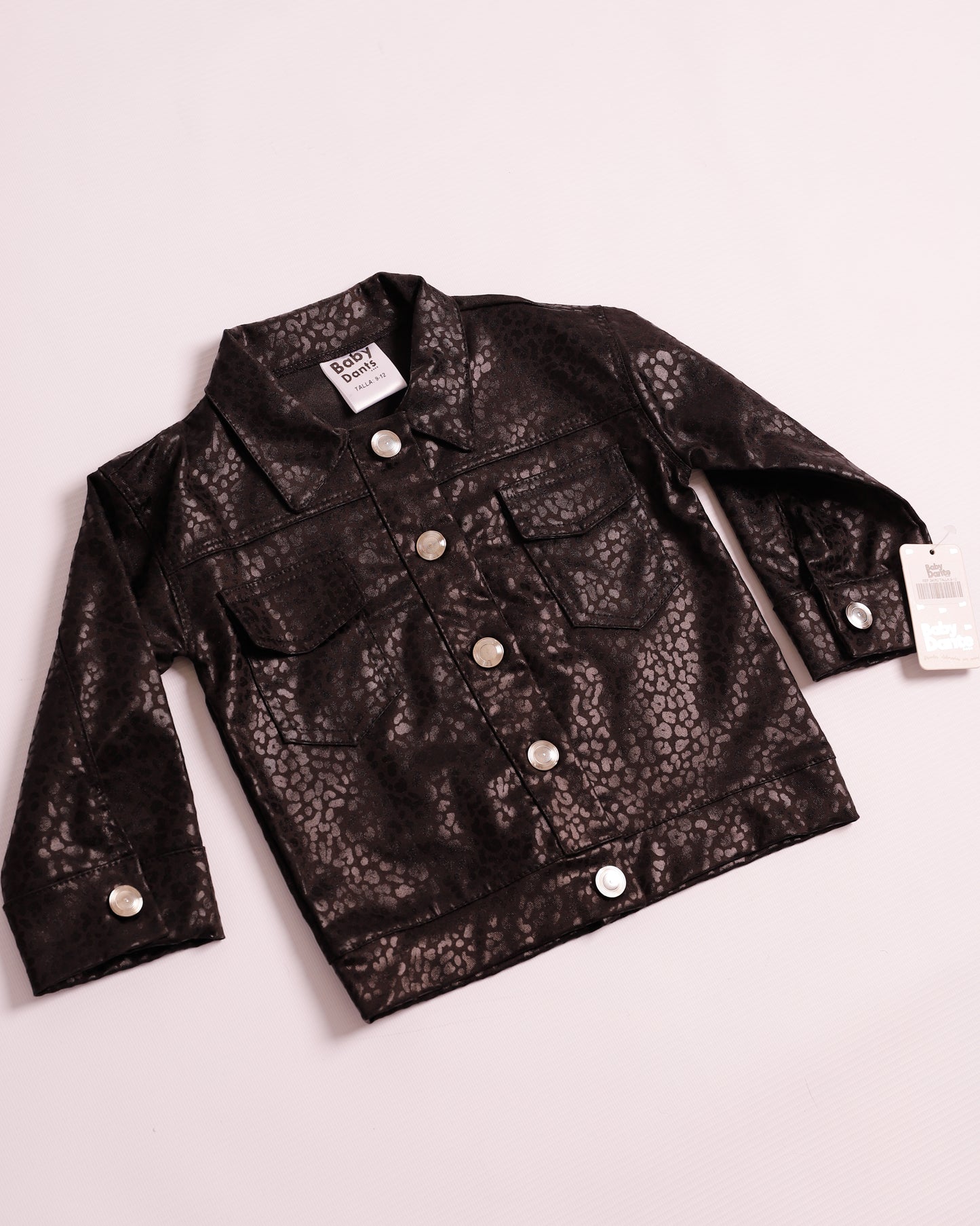 CHAQUETA ANIMAL PRINT NEGRA