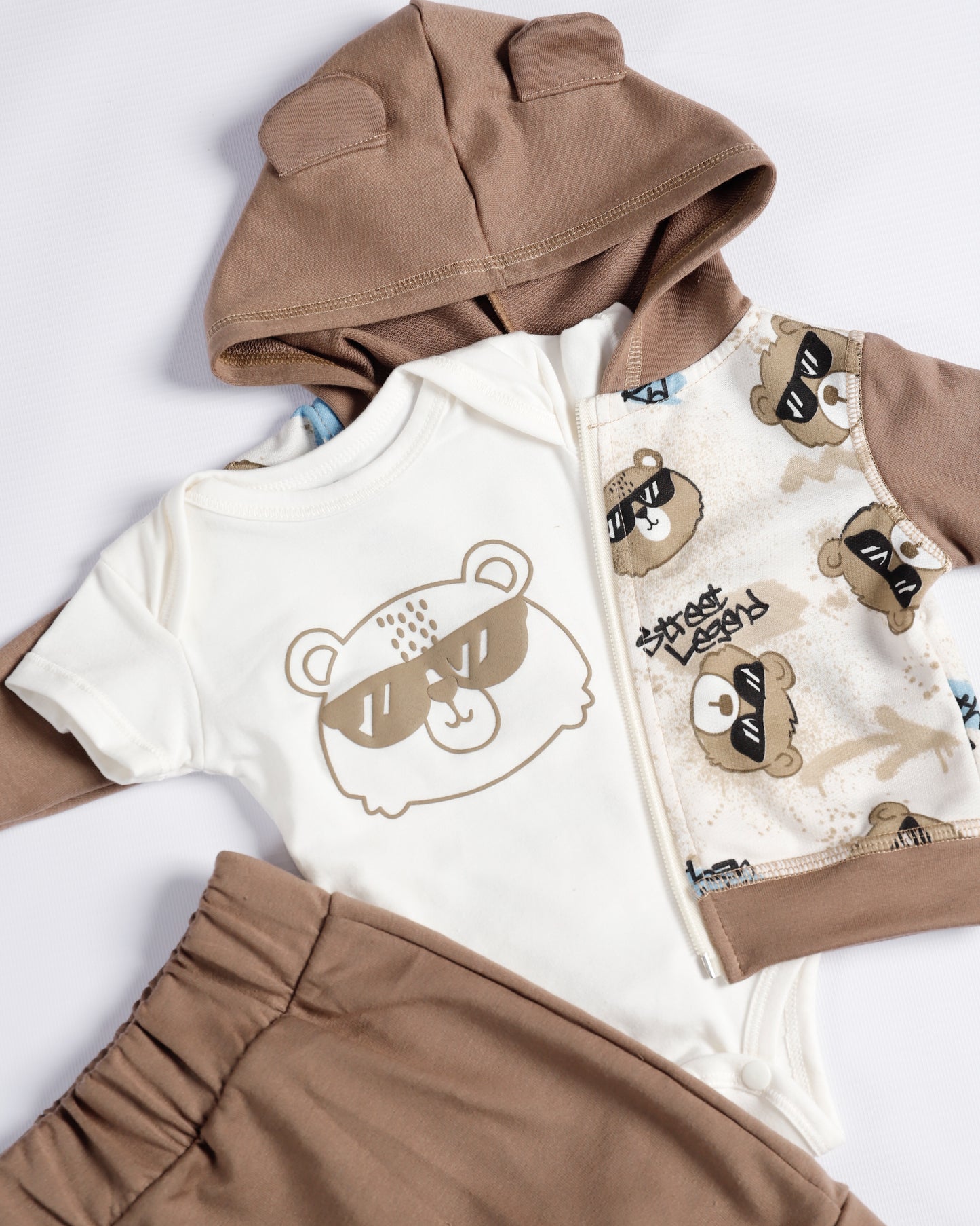 CONJUNTO DE 3 PIEZAS OSO