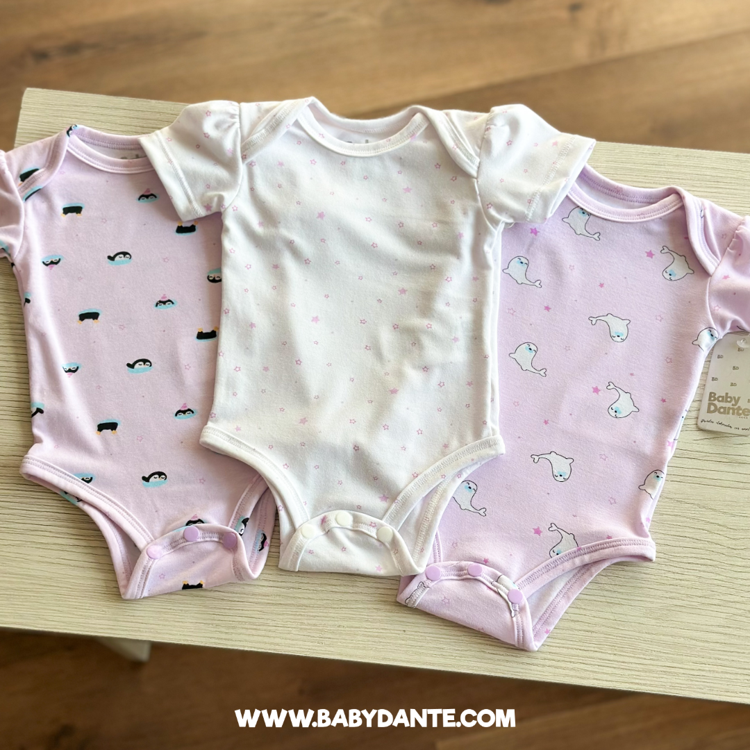 MAMELUCOS NIÑA PINGUINOS Y ESTRELLAS