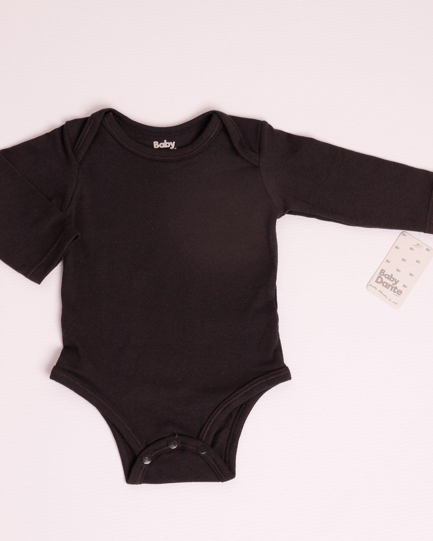 MAMELUCO M/L BÁSICO NEGRO