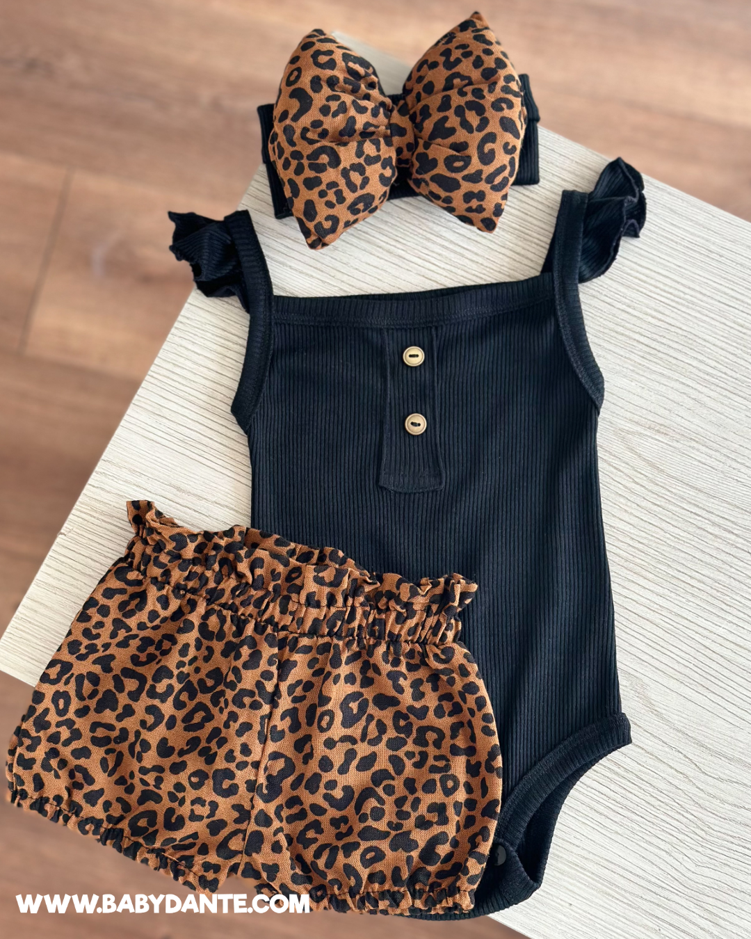 DUO LUCIANA TERRACOTA ANIMAL PRINT