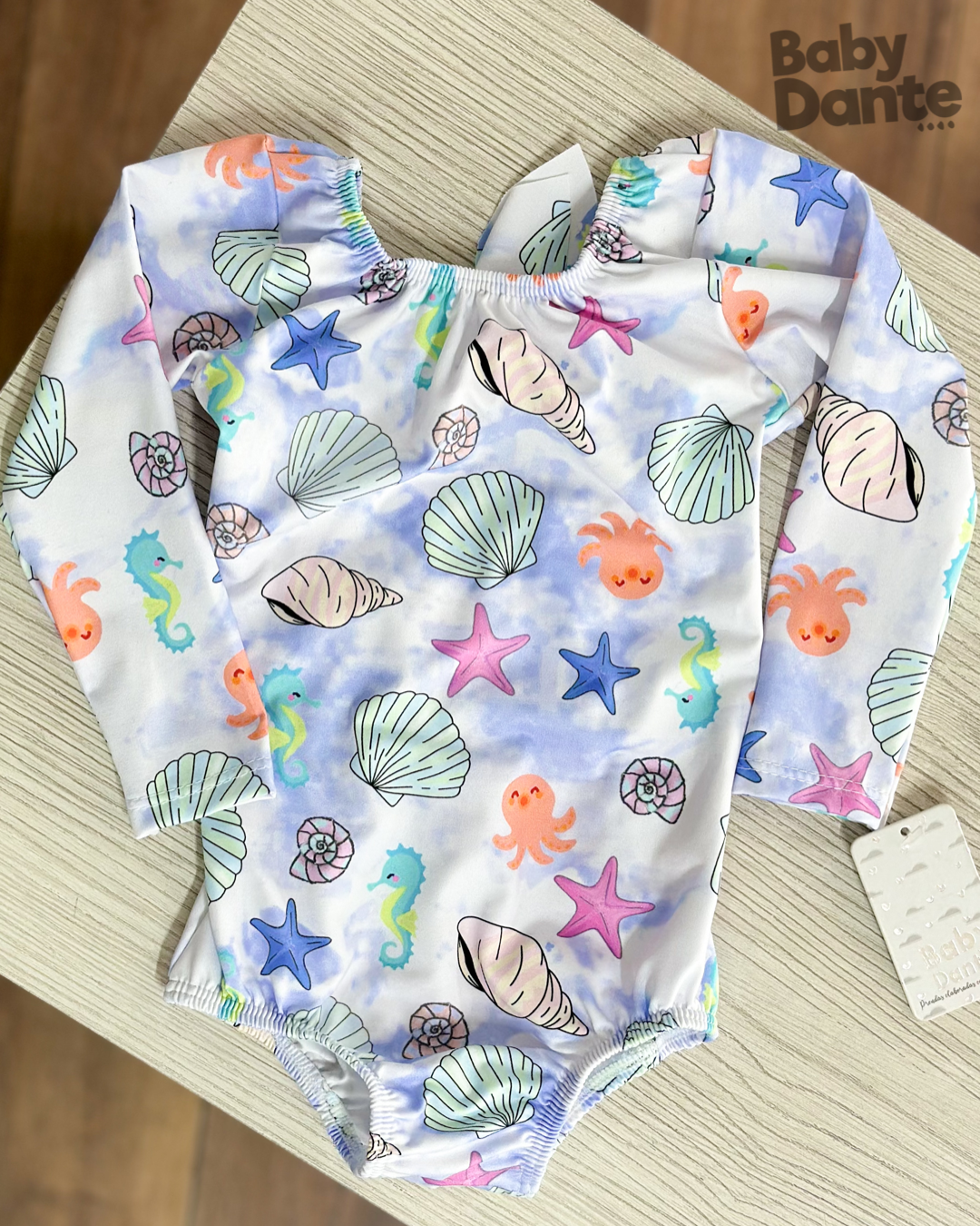 TRAJE DE BAÑO ANIMALITOS DE MAR