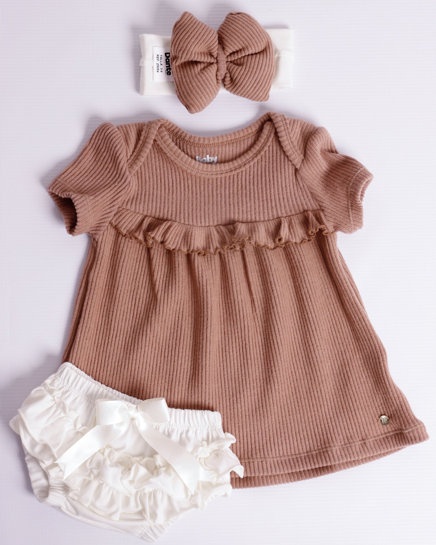 VESTIDO AMALIA CAFÉ