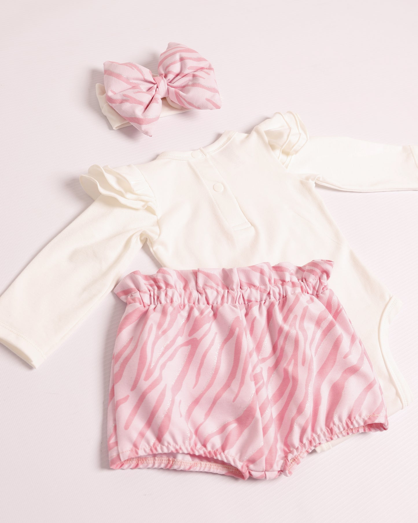 DÚO SOFI M/L BEIGE CORAZON ROSADO