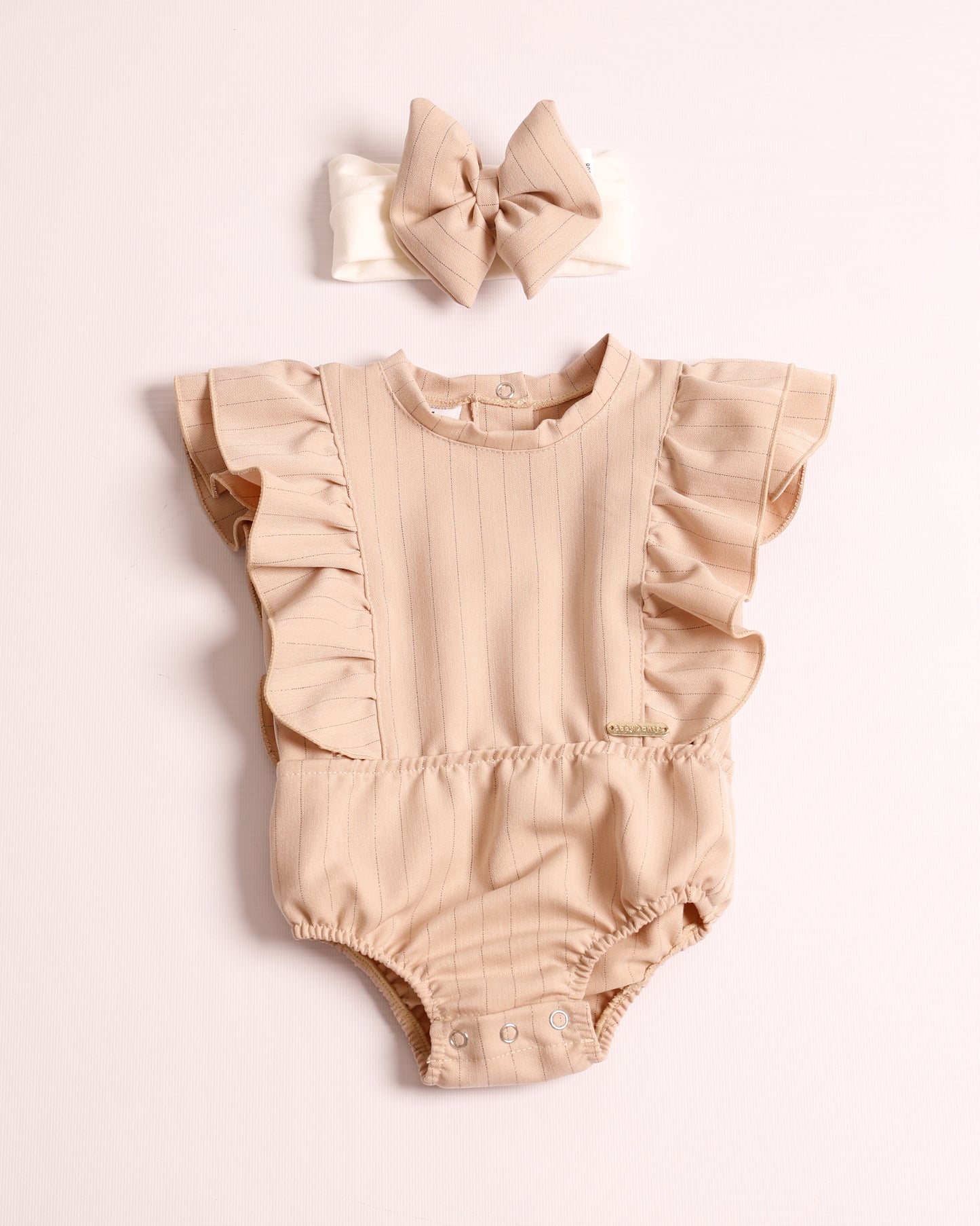 ENTERIZO IRIS CAMEL RAYAS