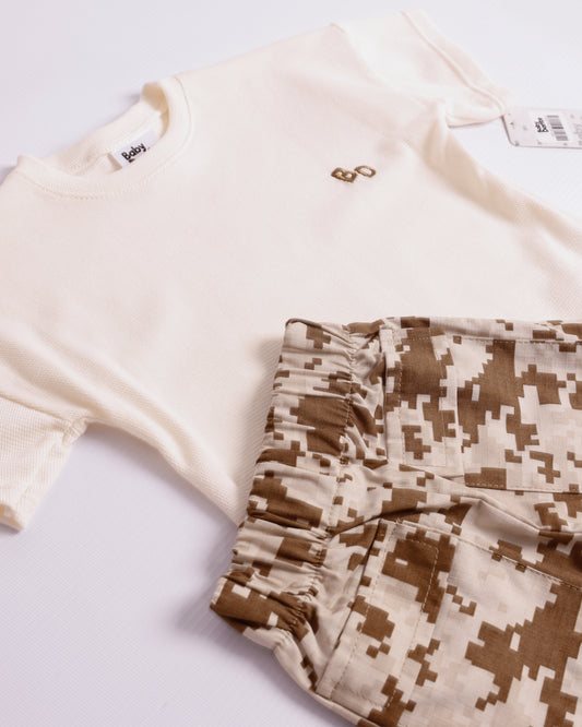 CONJUNTO MATI BEIGE CAMUFLADO