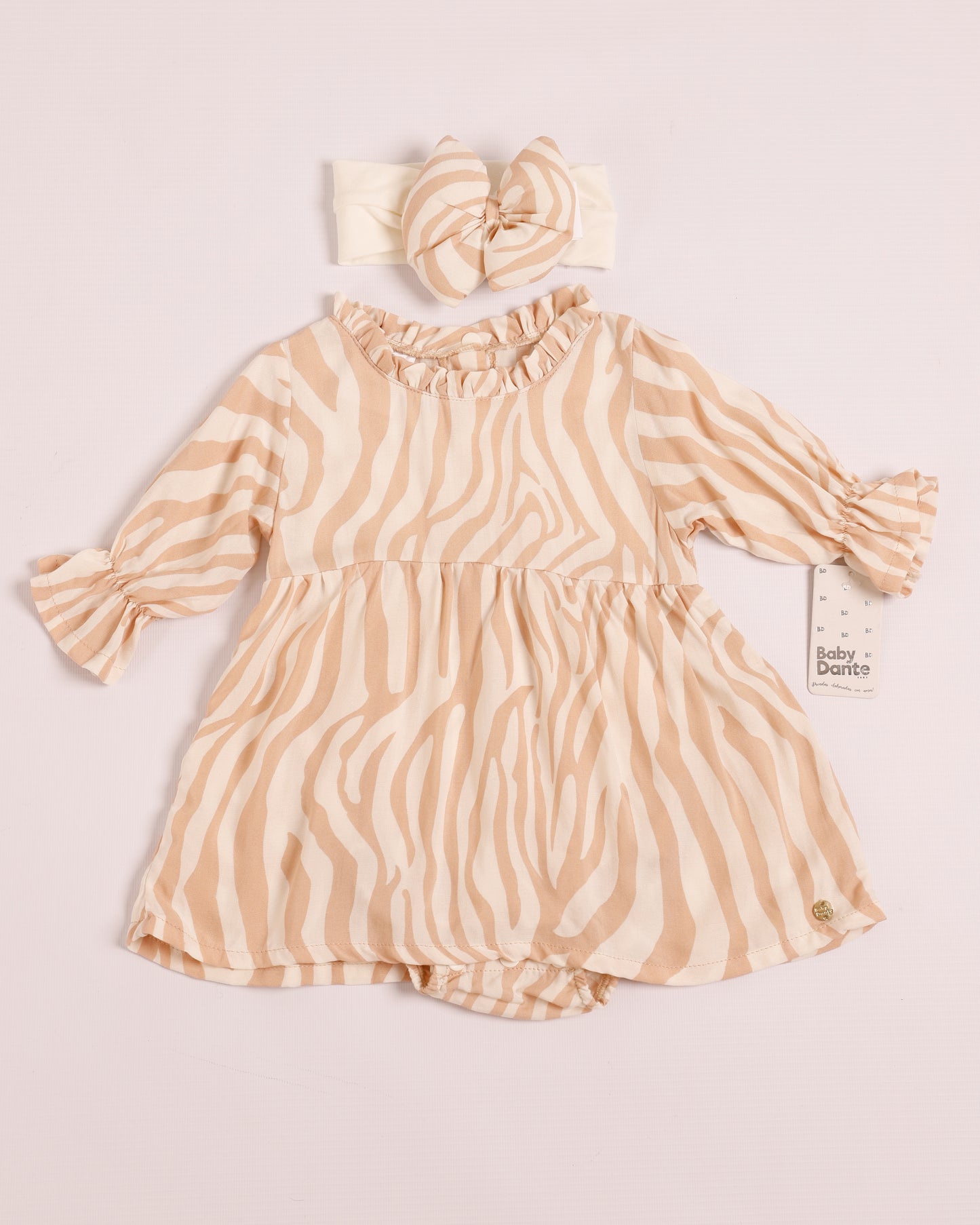 VESTIDO CRISTAL CAFE CEBRA