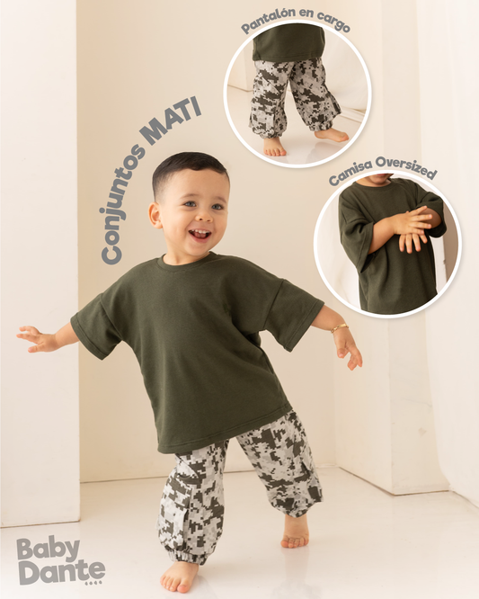 CONJUNTO MATI VERDE MILITAR