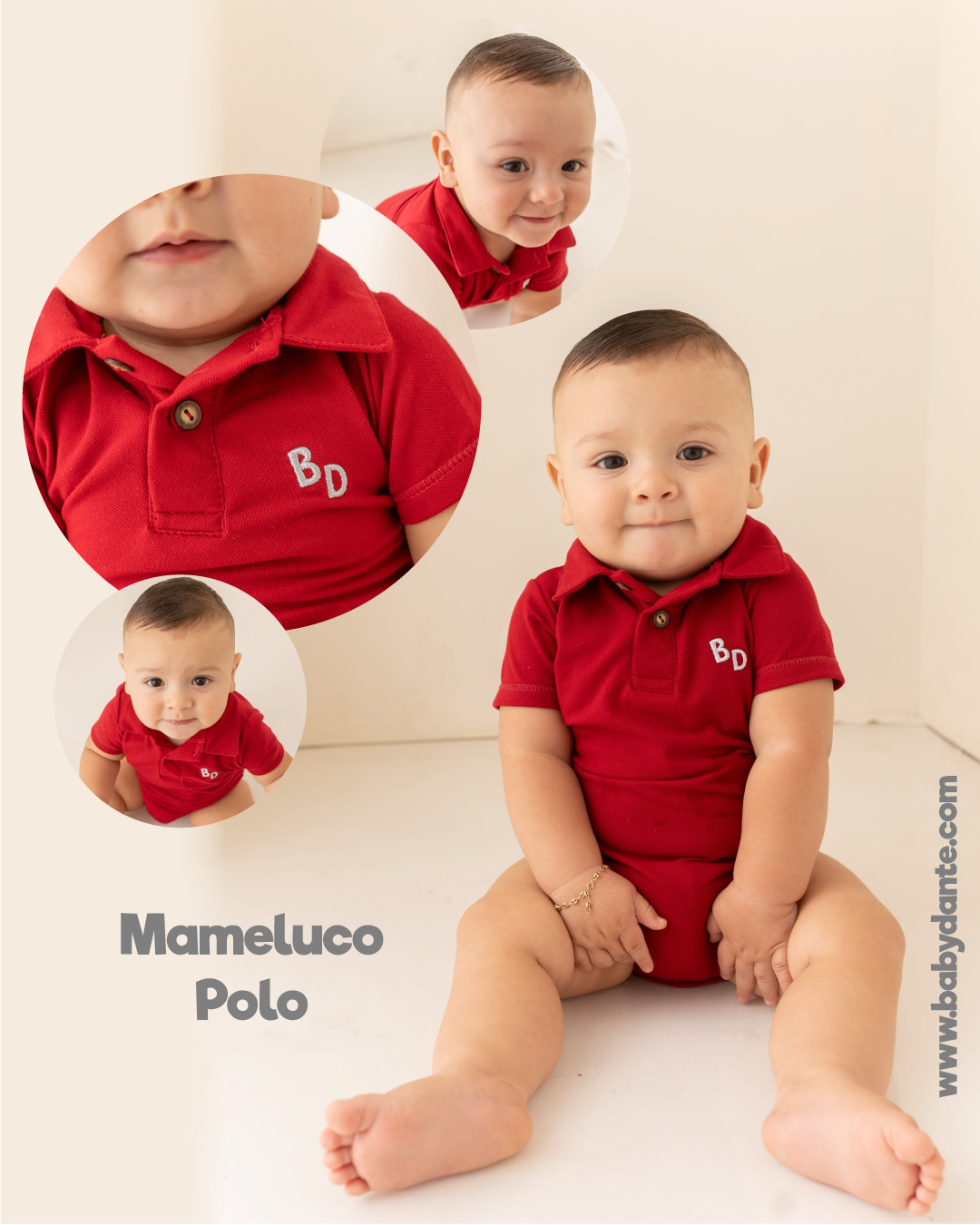 MAMELUCO POLO ROJO