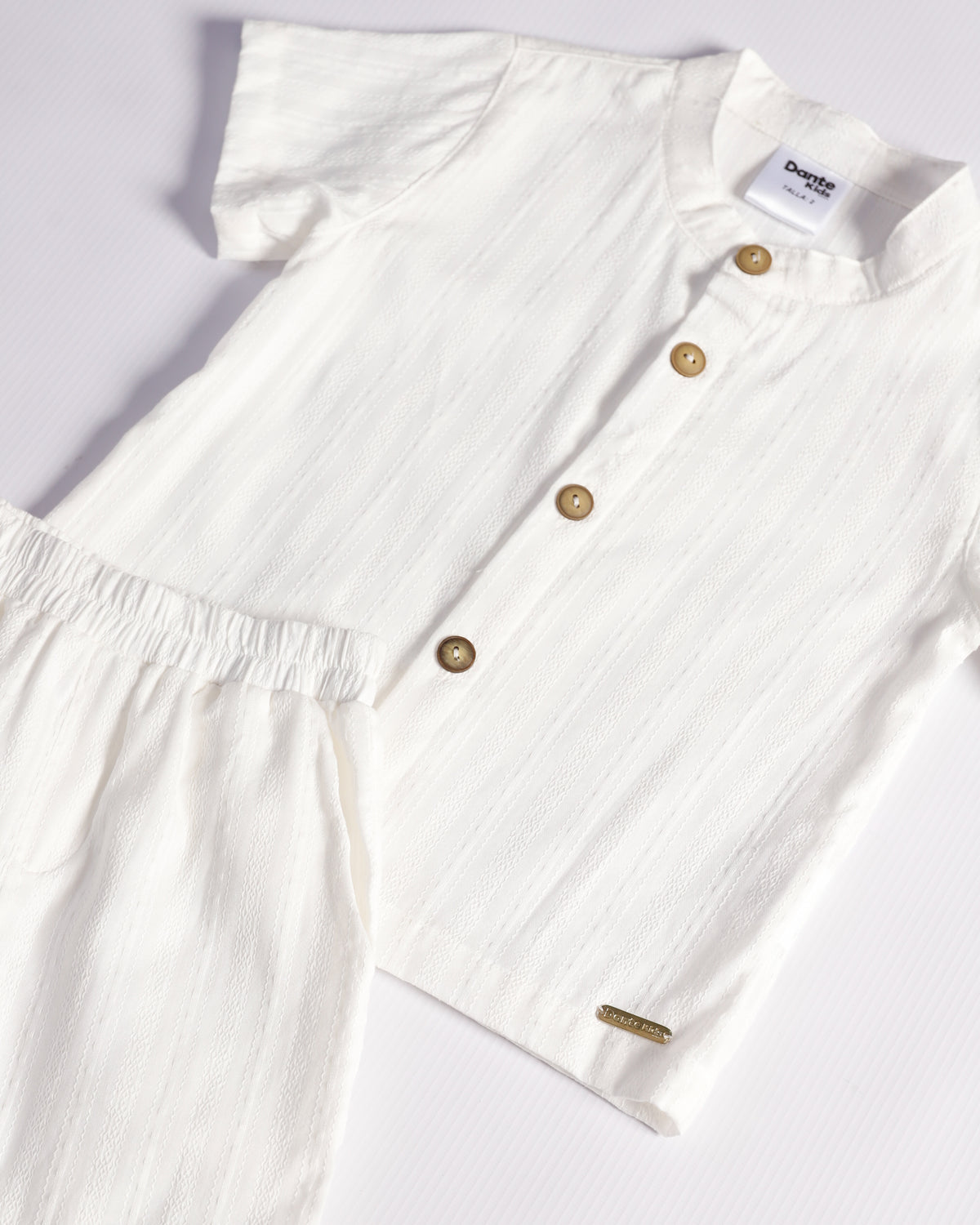 CONJUNTO ISAIAS BEIGE TEXTURA