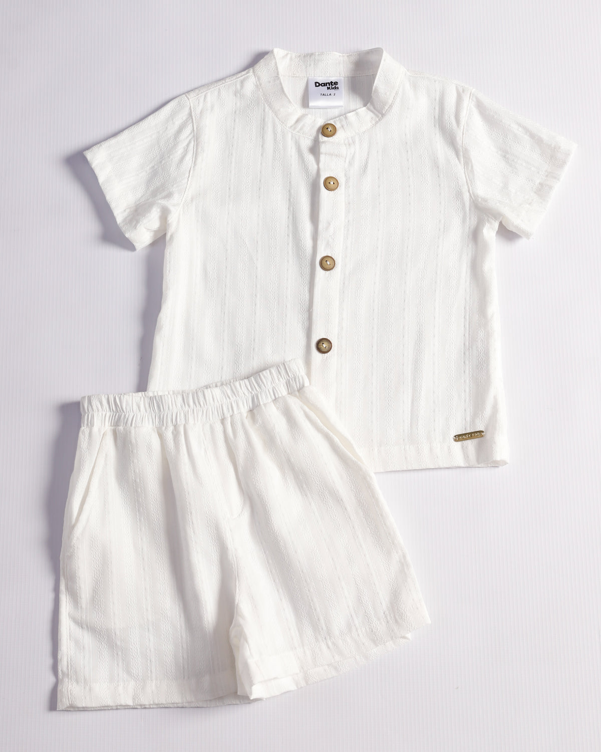 CONJUNTO ISAIAS BEIGE TEXTURA