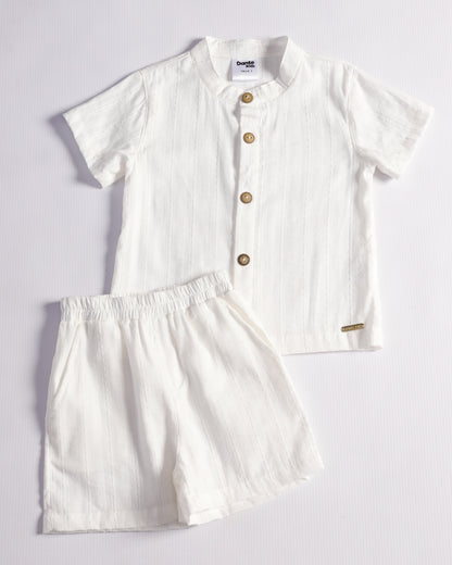 CONJUNTO ISAIAS BEIGE TEXTURA