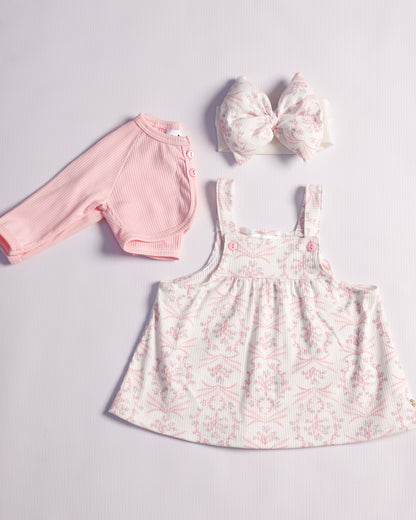 VESTIDO MAVI FLORES ROSADAS