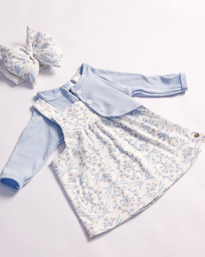 VESTIDO MAVI FLORES AZULES