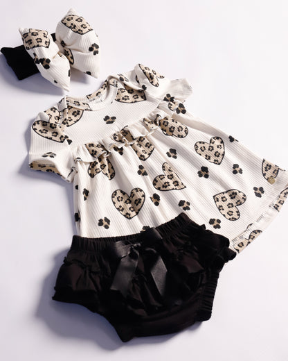 VESTIDO AMALIA BEIGE CORAZONES