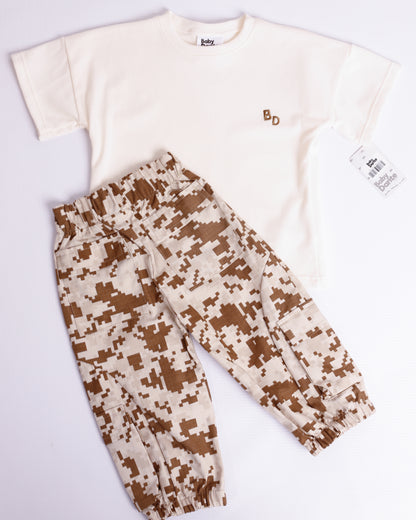 CONJUNTO MATI BEIGE CAMUFLADO