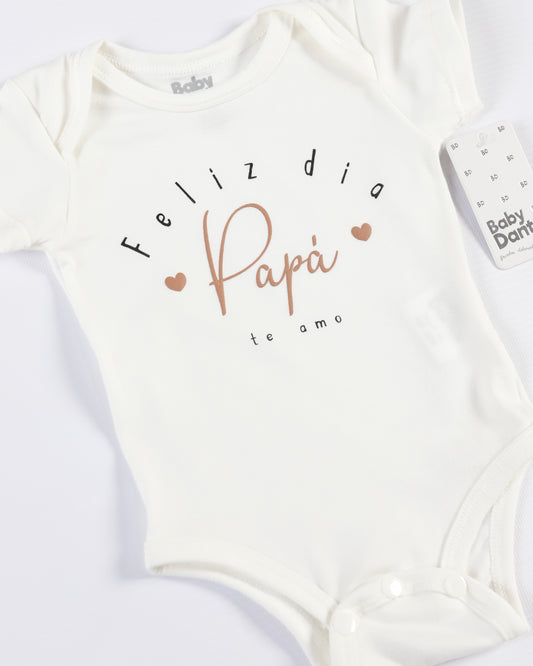 MAMELUCO FELIZ DIA PAPÁ MANGA CORTA