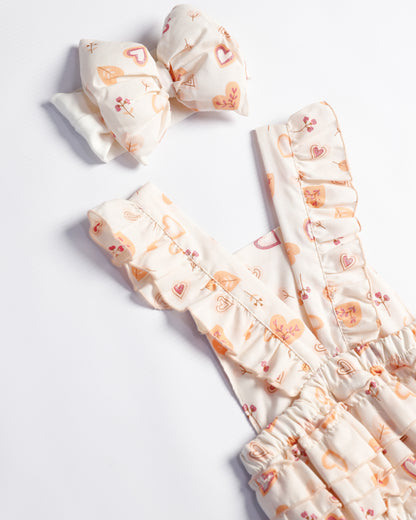 JARDINERA LOLA CORAZONES NARANJA