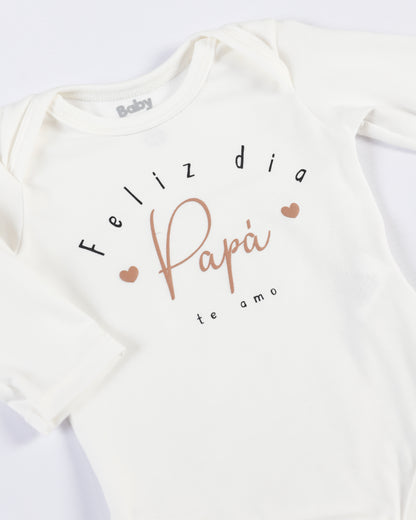 MAMELUCO FELIZ DIA PAPÁ MANGA LARGA