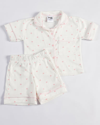 PIJAMA CORTA CORAZONES