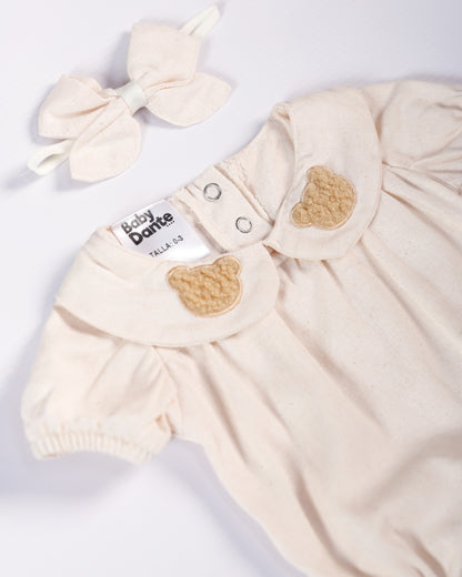 ENTERIZO KARY CREMA OSITOS