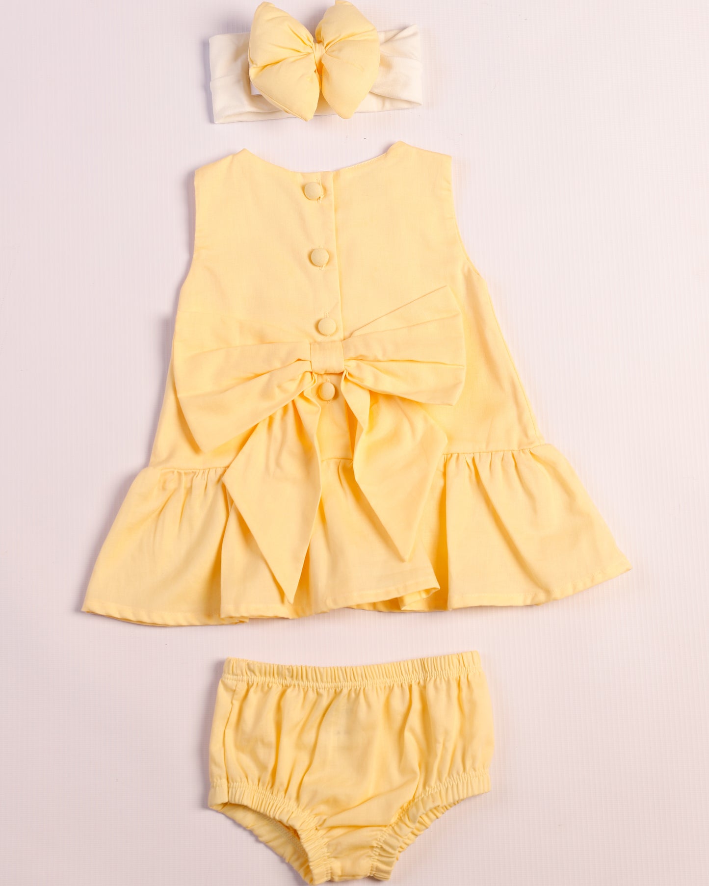 VESTIDO ALMA AMARILLO PASTEL