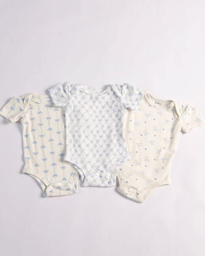 SET X 3 MOÑOS AZULES