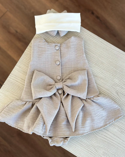 VESTIDO ALMA GRIS