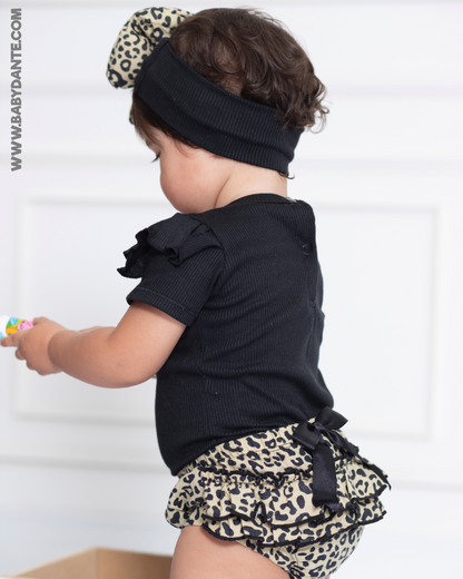 DUO EMMA NEGRO ANIMAL PRINT
