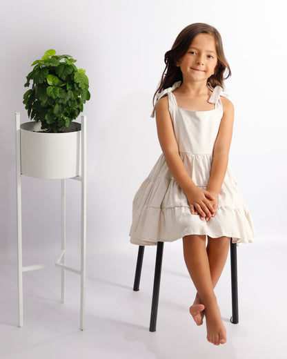 VESTIDO EVA CREMA