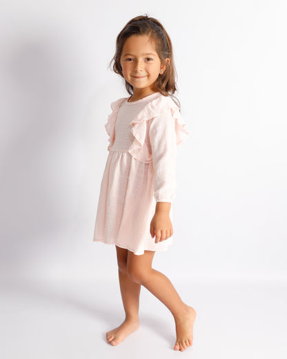 VESTIDO CIELO ROSADO
