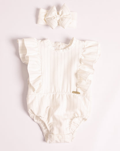 ENTERIZO IRIS BLANCO RAYAS