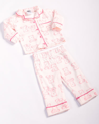 PIJAMA LARGA OSITOS