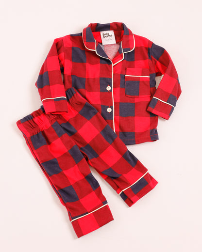 PIJAMA NAVIDAD CUADROS