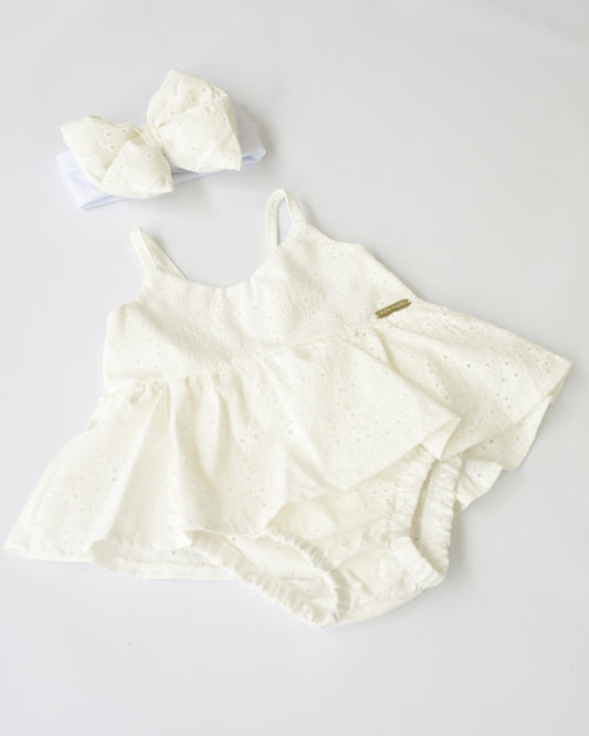 VESTIDO ISA BLANCO FLORES