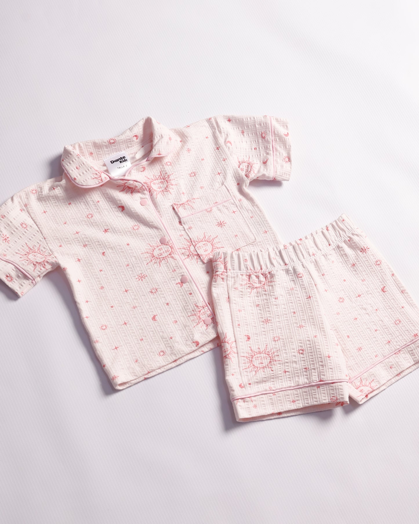 PIJAMA CORTA SOLES Y LUNAS