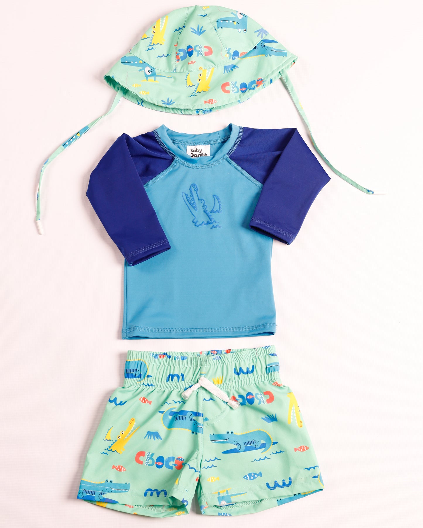 TRAJE DE BAÑO COCODRILO