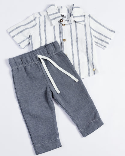 CONJUNTO VALENTINO RAYAS AZULES