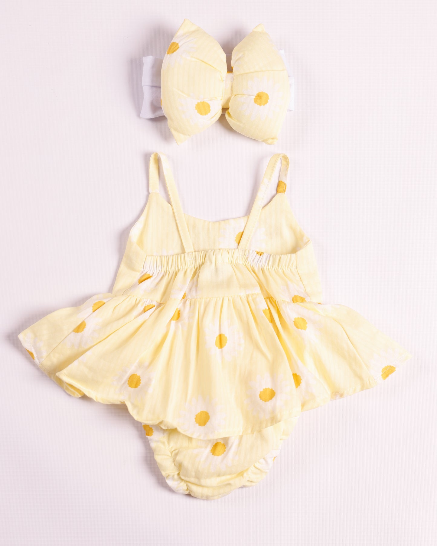 VESTIDO ISA MARGARITAS AMARILLO