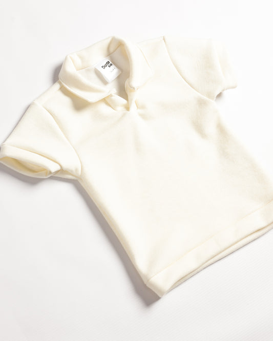 CAMISETA TEJIDA SALOMÓN BEIGE