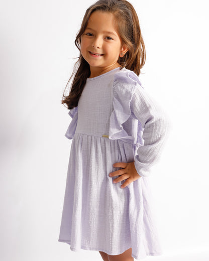 VESTIDO CIELO LILA