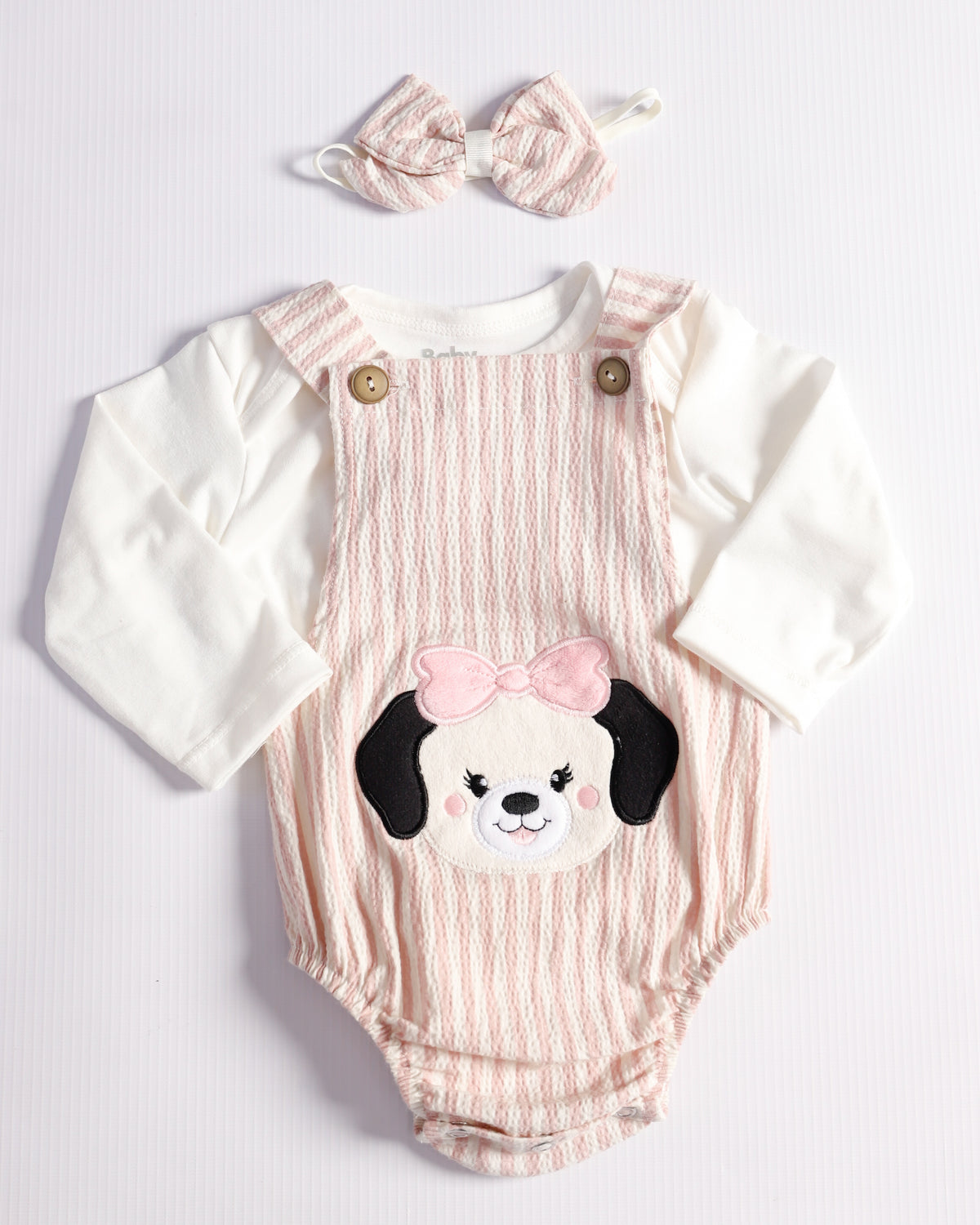 OVEROL SAM LINEAS ROSADAS M/L