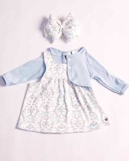VESTIDO MAVI FLORES AZULES