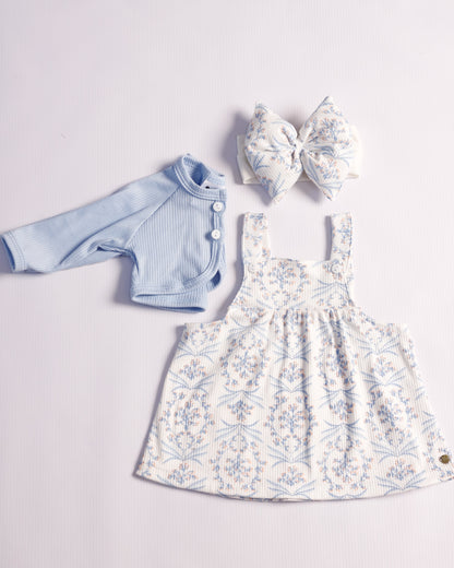 VESTIDO MAVI FLORES AZULES