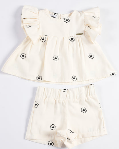 CONJUNTO JULIETTA BORDADO FLORES